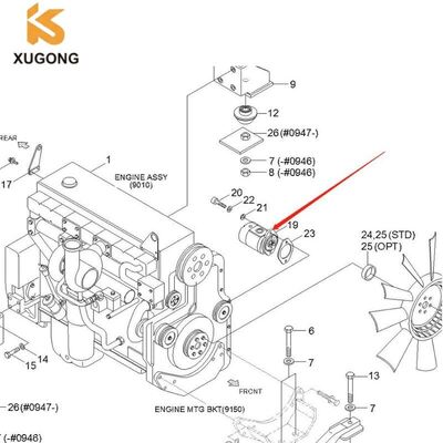 High Quality 31NB-30020 Excavator WATER PUMP for Hyundai R520 Engine